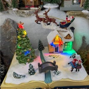 Lumineo Storybook Christmas Village Scene – from England